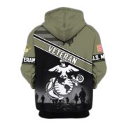 Premium US Veterans Zip Hoodie ATTN040921, Gifts For US Veterans, Gifts On Father's Day, Veterans Day. - Image 21