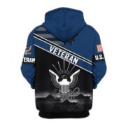 Premium US Veterans Zip Hoodie ATTN040921, Gifts For US Veterans, Gifts On Father's Day, Veterans Day. - Image 13