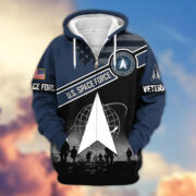 Premium US Veterans Zip Hoodie ATTN040921, Gifts For US Veterans, Gifts On Father's Day, Veterans Day. - Image 33