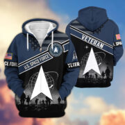 Premium US Veterans Zip Hoodie ATTN040921, Gifts For US Veterans, Gifts On Father's Day, Veterans Day. - Image 32
