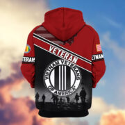 Premium US Veterans Zip Hoodie ATTN040921, Gifts For US Veterans, Gifts On Father's Day, Veterans Day. - Image 40