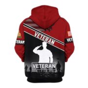 Premium US Veterans Zip Hoodie ATTN040921, Gifts For US Veterans, Gifts On Father's Day, Veterans Day. - Image 37