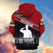 Premium US Veterans Zip Hoodie ATTN040921, Gifts For US Veterans, Gifts On Father's Day, Veterans Day. - Image 37