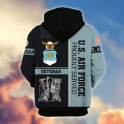 Premium US Veterans Zip Hoodie BPHN100911, Gifts For US Veterans, Gifts On Father's Day, Veterans Day. - Image 25