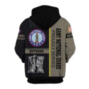 Premium US Veterans Zip Hoodie BPHN100911, Gifts For US Veterans, Gifts On Father's Day, Veterans Day. - Image 10