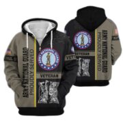 Premium US Veterans Zip Hoodie BPHN100911, Gifts For US Veterans, Gifts On Father's Day, Veterans Day. - Image 8