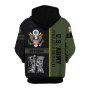 Premium US Veterans Zip Hoodie BPHN100911, Gifts For US Veterans, Gifts On Father's Day, Veterans Day. - Image 7