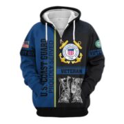 Premium US Veterans Zip Hoodie BPHN100911, Gifts For US Veterans, Gifts On Father's Day, Veterans Day. - Image 30