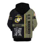 Premium US Veterans Zip Hoodie BPHN100911, Gifts For US Veterans, Gifts On Father's Day, Veterans Day. - Image 22