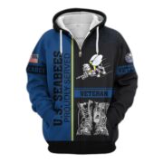 Premium US Veterans Zip Hoodie BPHN100911, Gifts For US Veterans, Gifts On Father's Day, Veterans Day. - Image 15