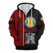 Premium US Veterans Zip Hoodie BPHN100911, Gifts For US Veterans, Gifts On Father's Day, Veterans Day. - Image 39