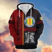 Premium US Veterans Zip Hoodie BPHN100911, Gifts For US Veterans, Gifts On Father's Day, Veterans Day. - Image 39