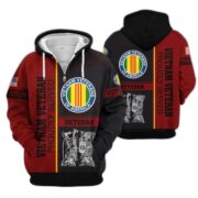 Premium US Veterans Zip Hoodie BPHN100911, Gifts For US Veterans, Gifts On Father's Day, Veterans Day. - Image 38