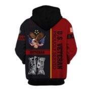 Premium US Veterans Zip Hoodie BPHN100911, Gifts For US Veterans, Gifts On Father's Day, Veterans Day. - Image 37