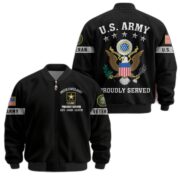 Premium US Veterans Bomber Jacket BPHN190815, Gifts For US Veterans, Gifts On Father's Day, Veterans Day. - Image 2