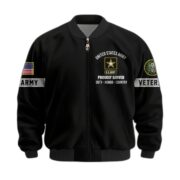 Premium US Veterans Bomber Jacket BPHN190815, Gifts For US Veterans, Gifts On Father's Day, Veterans Day. - Image 3