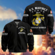 Premium US Veterans Bomber Jacket BPHN190815, Gifts For US Veterans, Gifts On Father's Day, Veterans Day. - Image 14