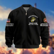 Premium US Veterans Bomber Jacket BPHN190815, Gifts For US Veterans, Gifts On Father's Day, Veterans Day. - Image 15