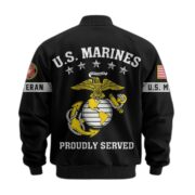 Premium US Veterans Bomber Jacket BPHN190815, Gifts For US Veterans, Gifts On Father's Day, Veterans Day. - Image 16