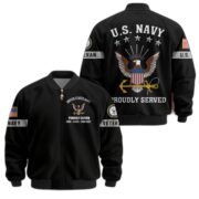 Premium US Veterans Bomber Jacket BPHN190815, Gifts For US Veterans, Gifts On Father's Day, Veterans Day. - Image 8