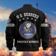 Premium US Veterans Bomber Jacket BPHN190815, Gifts For US Veterans, Gifts On Father's Day, Veterans Day. - Image 13