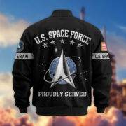 Premium US Veterans Bomber Jacket BPHN190815, Gifts For US Veterans, Gifts On Father's Day, Veterans Day. - Image 25
