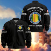 Premium US Veterans Bomber Jacket BPHN190815, Gifts For US Veterans, Gifts On Father's Day, Veterans Day. - Image 29