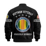 Premium US Veterans Bomber Jacket BPHN190815, Gifts For US Veterans, Gifts On Father's Day, Veterans Day. - Image 31