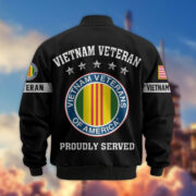 Premium US Veterans Bomber Jacket BPHN190815, Gifts For US Veterans, Gifts On Father's Day, Veterans Day. - Image 31