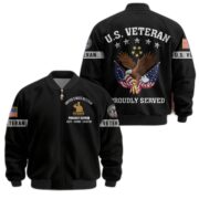 Premium US Veterans Bomber Jacket BPHN190815, Gifts For US Veterans, Gifts On Father's Day, Veterans Day. - Image 26