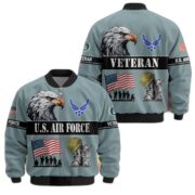 Premium US Veterans Bomber Jacket ATTN290821, Gifts For US Veterans, Gifts On Father's Day, Veterans Day. - Image 25