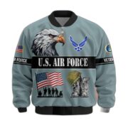 Premium US Veterans Bomber Jacket ATTN290821, Gifts For US Veterans, Gifts On Father's Day, Veterans Day. - Image 23