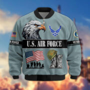 Premium US Veterans Bomber Jacket ATTN290821, Gifts For US Veterans, Gifts On Father's Day, Veterans Day. - Image 23