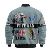 Premium US Veterans Bomber Jacket ATTN290821, Gifts For US Veterans, Gifts On Father's Day, Veterans Day. - Image 24