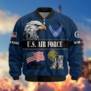 Premium US Veterans Bomber Jacket ATTN290821, Gifts For US Veterans, Gifts On Father's Day, Veterans Day. - Image 26
