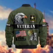 Premium US Veterans Bomber Jacket ATTN290821, Gifts For US Veterans, Gifts On Father's Day, Veterans Day. - Image 6