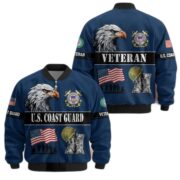 Premium US Veterans Bomber Jacket ATTN290821, Gifts For US Veterans, Gifts On Father's Day, Veterans Day. - Image 31