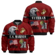 Premium US Veterans Bomber Jacket ATTN290821, Gifts For US Veterans, Gifts On Father's Day, Veterans Day. - Image 19
