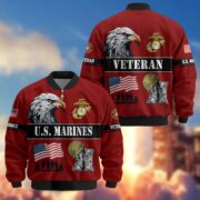 Premium US Veterans Bomber Jacket ATTN290821, Gifts For US Veterans, Gifts On Father's Day, Veterans Day. - Image 19