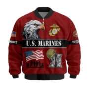 Premium US Veterans Bomber Jacket ATTN290821, Gifts For US Veterans, Gifts On Father's Day, Veterans Day. - Image 17