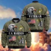Premium US Veterans Bomber Jacket ATTN290821, Gifts For US Veterans, Gifts On Father's Day, Veterans Day. - Image 22