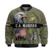 Premium US Veterans Bomber Jacket ATTN290821, Gifts For US Veterans, Gifts On Father's Day, Veterans Day. - Image 20