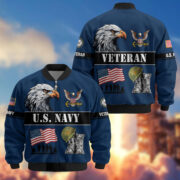 Premium US Veterans Bomber Jacket ATTN290821, Gifts For US Veterans, Gifts On Father's Day, Veterans Day. - Image 13