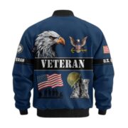 Premium US Veterans Bomber Jacket ATTN290821, Gifts For US Veterans, Gifts On Father's Day, Veterans Day. - Image 12