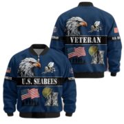 Premium US Veterans Bomber Jacket ATTN290821, Gifts For US Veterans, Gifts On Father's Day, Veterans Day. - Image 16