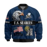 Premium US Veterans Bomber Jacket ATTN290821, Gifts For US Veterans, Gifts On Father's Day, Veterans Day. - Image 14