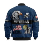 Premium US Veterans Bomber Jacket ATTN290821, Gifts For US Veterans, Gifts On Father's Day, Veterans Day. - Image 15