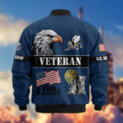 Premium US Veterans Bomber Jacket ATTN290821, Gifts For US Veterans, Gifts On Father's Day, Veterans Day. - Image 15