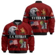 Premium US Veterans Bomber Jacket ATTN290821, Gifts For US Veterans, Gifts On Father's Day, Veterans Day. - Image 37