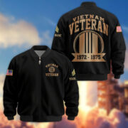 Premium Custom Vietnam Veteran Bomber Jacket VPVC804806, Gifts For Vietnam Veteran, Gifts On Father's Day, Veterans Day.